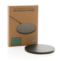 CARICATORE WIRELESS 10W IN PLASTICA RICICLATA
